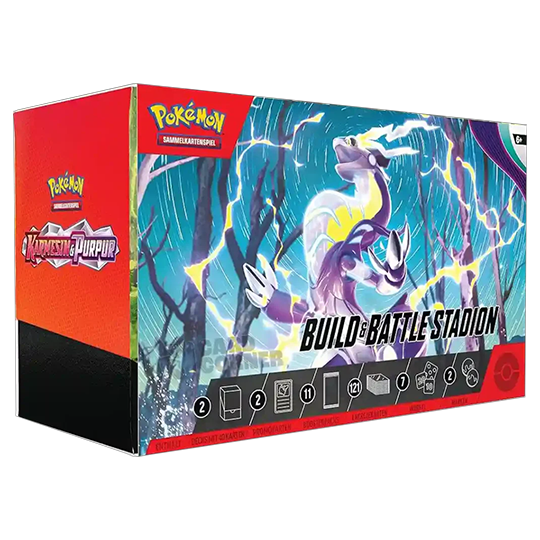 Pokémon: Karmesin und Purpur Build & Battle Stadium Box (Deutsch)