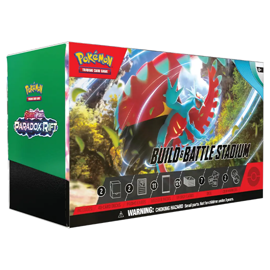 Pokémon: Paradoxrift Build & Battle Stadium Box (Deutsch)