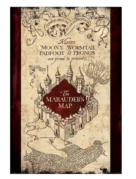 Harry Potter - Die Karte des Marodeurs Maxi Poster