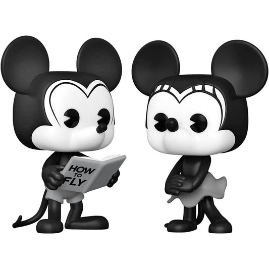 Funko Pop! 2-Pack: Disney - Plane Crazy Mickey & Minnie Mouse