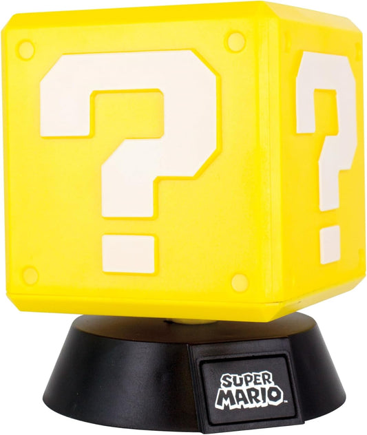 Super Mario 3D Lampe Fragezeichen-Block 10 cm