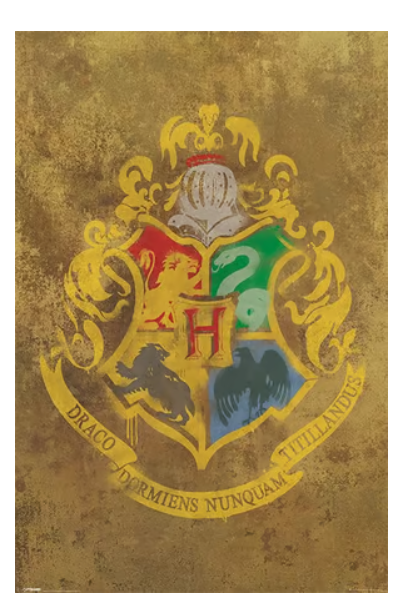 Harry Potter - Emblem der Hogwarts-Schule Maxi Poster