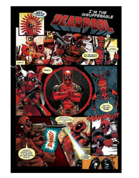 Deadpool - Maxi Poster Comics Panels