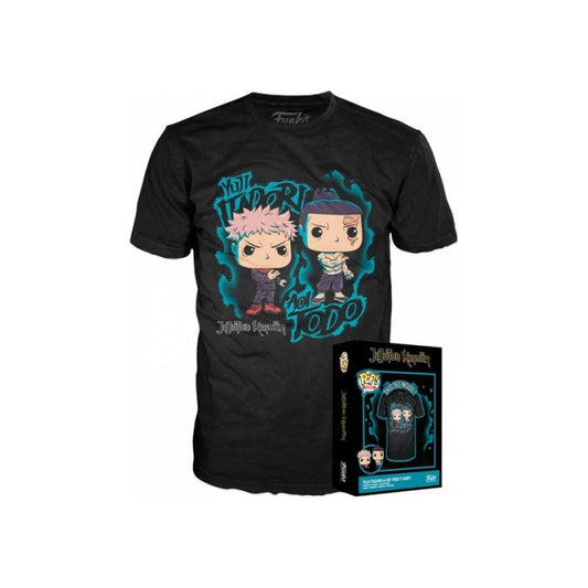 Funko Pop! Jujutsu Kaisen Boxed Tee T-Shirt Yuji & Aoi Gr. M